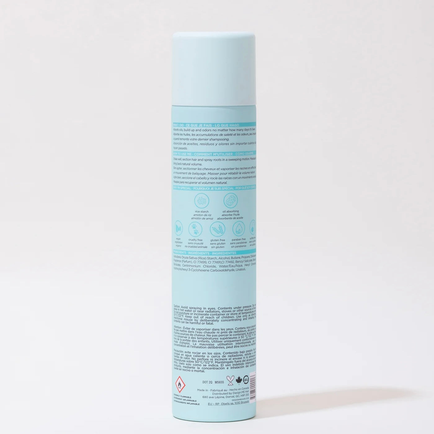 Quickie me Shampoing Sec pour cheveux foncés