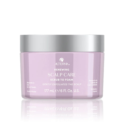 Alterna Scalp Care Scrub to foam