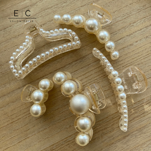 Pince à cheveux en perles